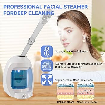 Amazon.com: Facial Steamer, Face Steamer for Esthetician and